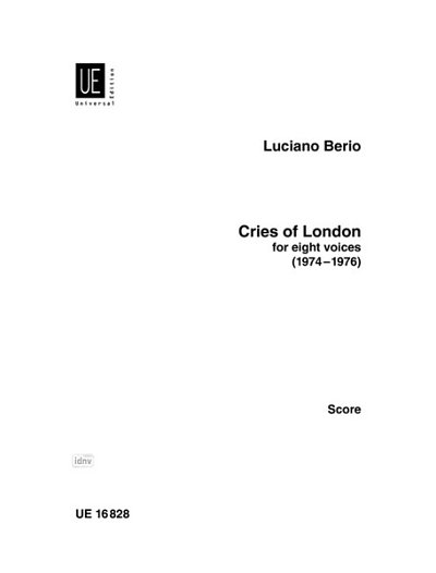 L. Berio: Cries of London 