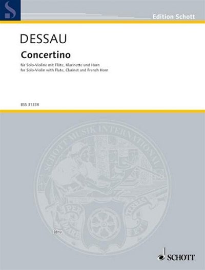 P. Dessau: Concertino  (Stsatz)