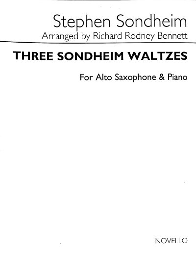 R.R. Bennett: Three Sondheim Waltzes, ASaxKlav (Bu)