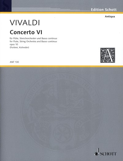 A. Vivaldi: Concerto Nr. 6 op. 10/6 RV 437/PV 105  (Part.)