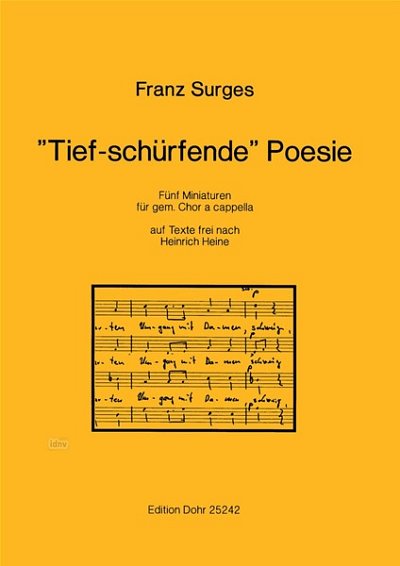 F. Surges: Tief-schürfende Poesie, Gch (Chpa)