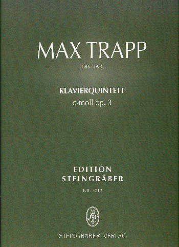 T. Max: Klavierquinett c-Moll op. 3, 2VlVaVcKlav (Pa+St)