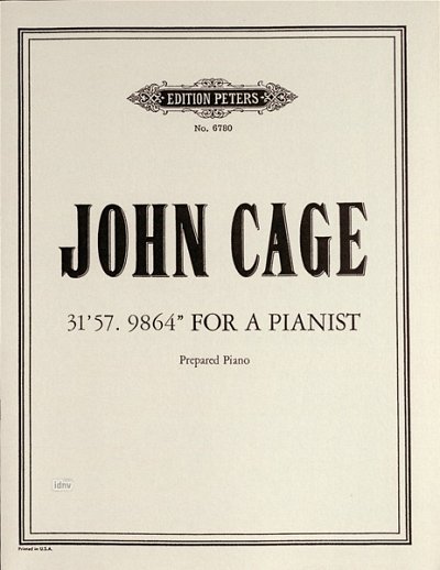J. Cage: 31'57'9864''