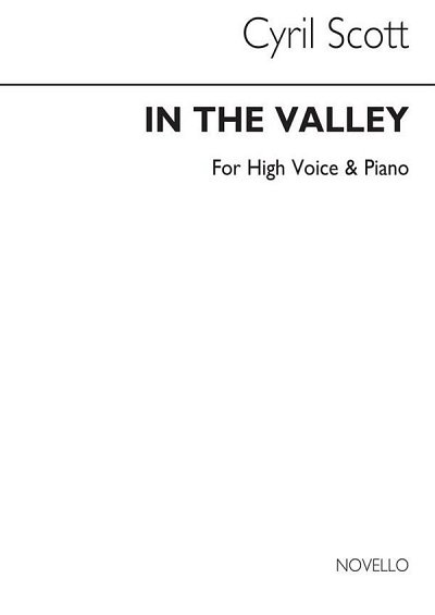 C. Scott: In The Valley-high Voice/Piano, GesHKlav