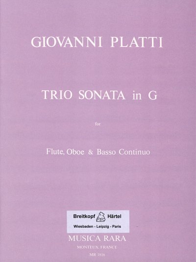 G.B. Platti: Triosonate G-Dur