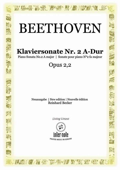 L. v. Beethoven: Sonate Nr. 2 A-Dur  , Klav