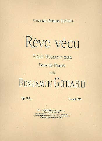 B. Godard: Reve Vecu Piano , Klav