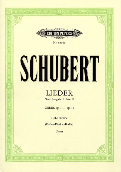 F. Schubert: Lieder 2 - hohe Stimme, GesHKlav