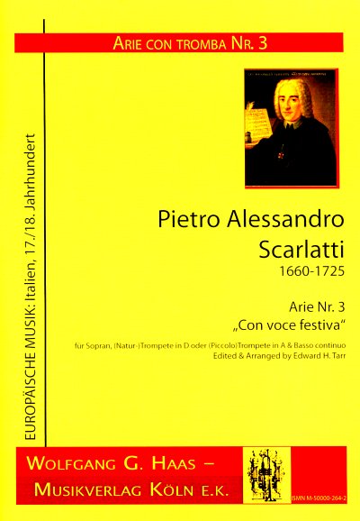 A. Scarlatti: Con Voce Festiva Arie Con Tromba Sola 3