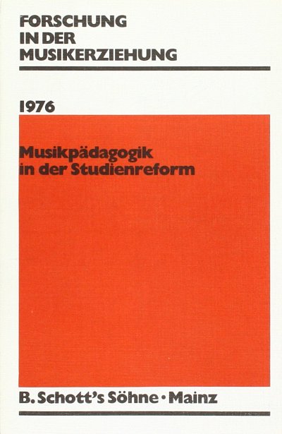G. Noll: Musikpädagogik in der Studienreform (Bu)