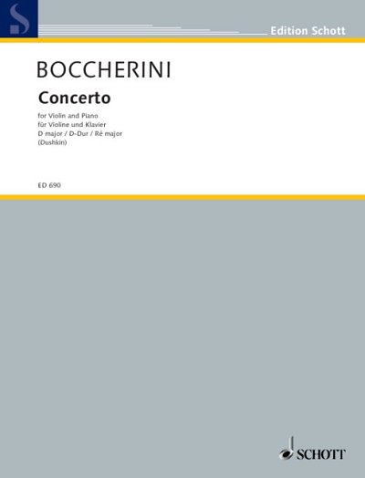 DL: L. Boccherini: Concerto D-Dur, VlOrch (KASt)