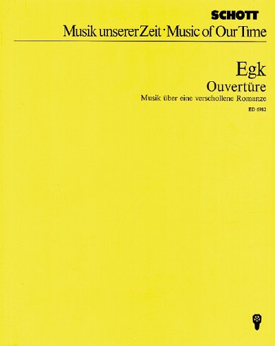 W. Egk: Ouvertüre , Orch (Stp)