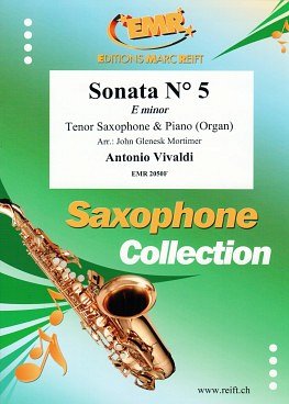 A. Vivaldi: Sonata N° 5 in E minor, TsaxKlavOrg