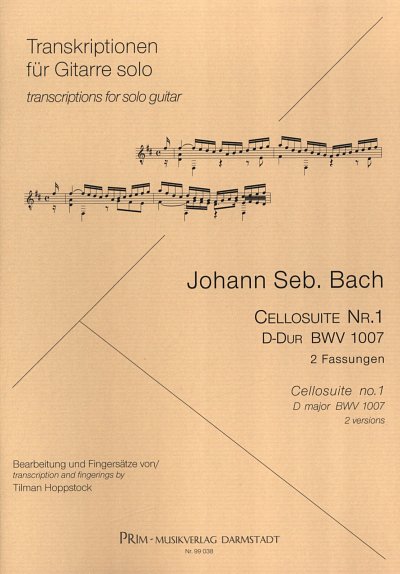 J.S. Bach: Suite 1 D-Dur Bwv 1007 (G-Dur)