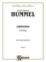 DL: J.N. Hummel: Hummel: Concerto in E flat Major, TrpKlav