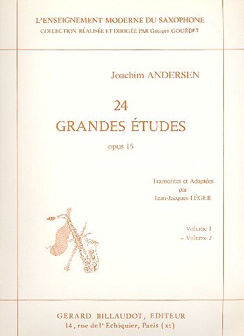 J. Andersen: 24 Grandes Etudes Opus 15 Volume 2, Sax