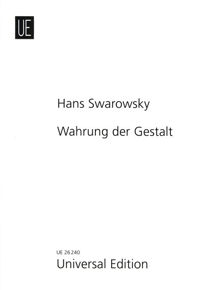 H. Swarowsky: Wahrung der Gestalt