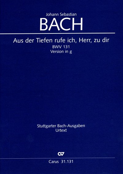 J.S. Bach: Aus der Tiefen rufe ich, Herr, 4GesGchOrch (Part)