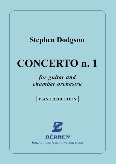 S. Dodgson: Concerto 1 Per Chitarra E Orche (Part.)