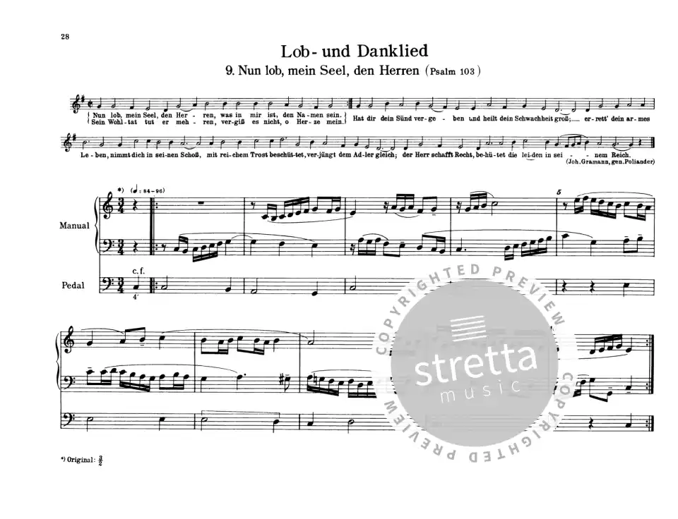 J. Pachelbel: Zweiter Teil der Choralvorspiele, Org (3)