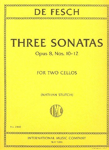 W. de Fesch: Tre Sonate Op.8 N.10-12 (Bu)