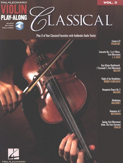 Violin Play-Along 3: Classical, Viol