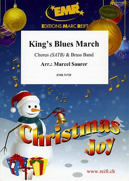 M. Saurer: King's Blues March (+ Chorus (SATB) Fr, GchBrassb
