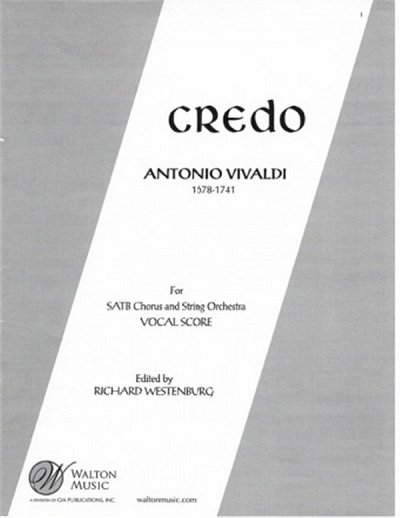A. Vivaldi: Credo, GchKlav (Chpa)