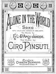DL: C. Pinsuti: Alone In The World, GesKlav