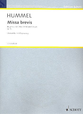 B. Hummel: Missa brevis op. 5 a  (OrgA)