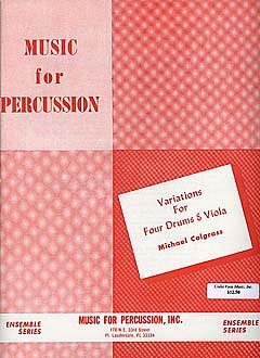 M. Colgrass: Variations for Four Drums & Viola (Sppa)