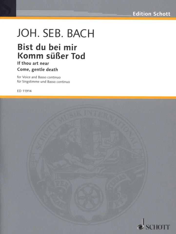 J.S. Bach: Bist du bei mir BWV 508 + Komm sü, GesTiKlav (Bu) (0)