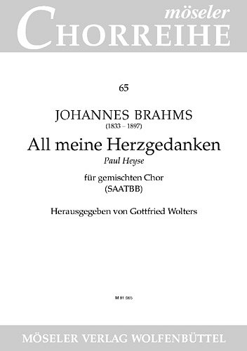 J. Brahms: All my heartfelt thinking