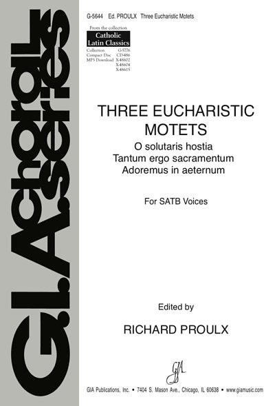 Three Eucharistic Motets, GchKlav (Part.)