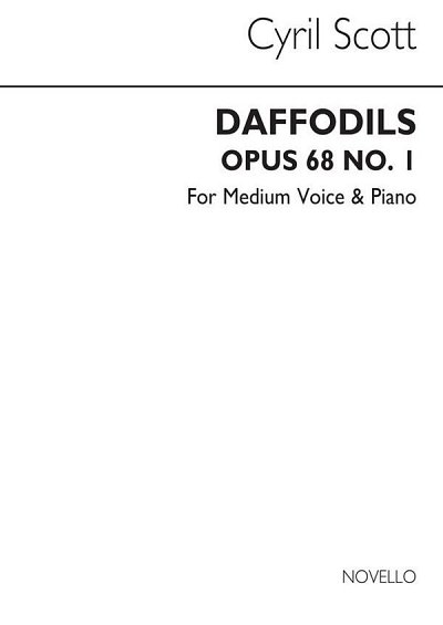 C. Scott: Daffodils Op68 No.1 (Key-b Flat), GesMKlav
