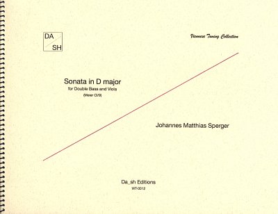J.M. Sperger: Sonata for Double Bass and Viola in D Major