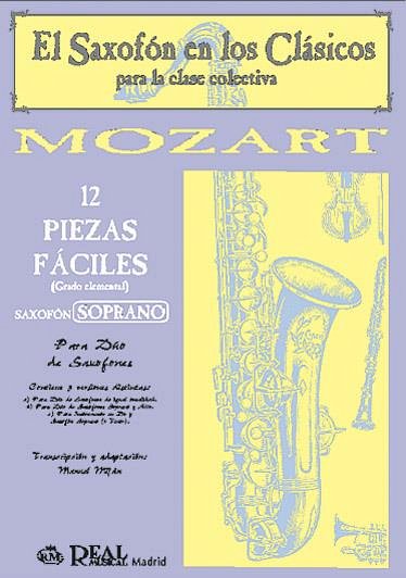 W.A. Mozart: 12 piezas fáciles, Ssax