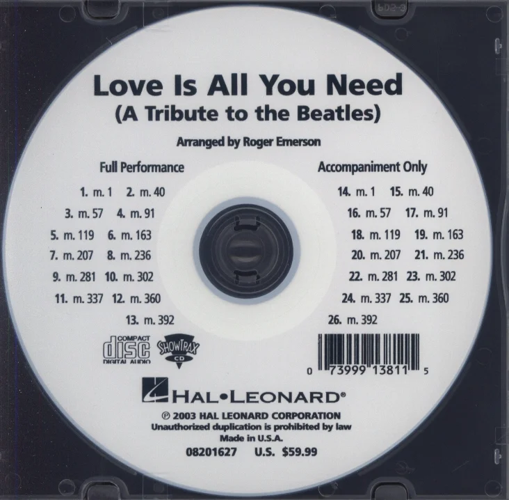 G. Harrison: Love Is All You Need (SHOWTRACK CD), Ch (CD) (0)