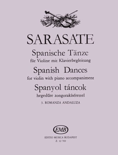 P. de Sarasate: Spanische Tänze op. 22/1, VlKlav (KlavpaSt)