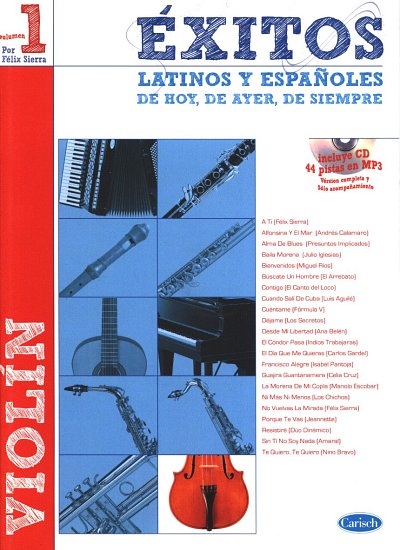 F. Sierra: Exitos latinos y españoles, Viol (+CD)