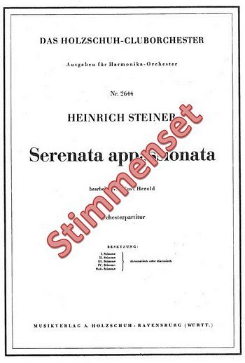 Steiner H.: Serenata Appassionata