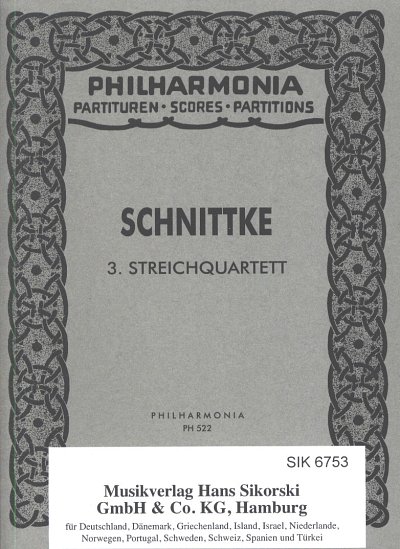 A. Schnittke: Quartett 3