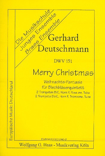 G. Deutschmann: Merry Christmas DWV 151, 5Blech (Pa+St)