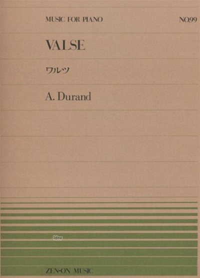 A. Durand: Valse 99, Klav