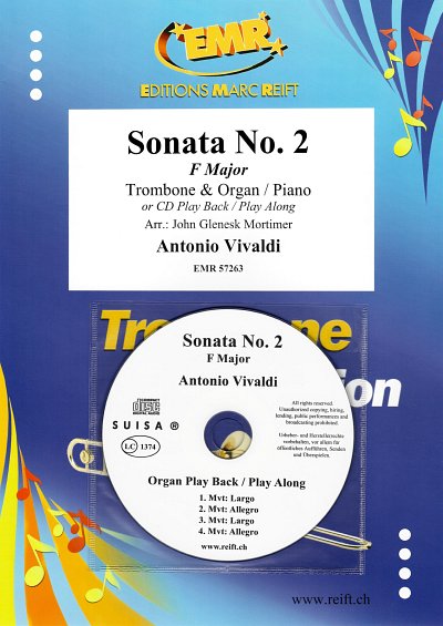 A. Vivaldi: Sonata No. 2, PosKlv/Org (+CD)