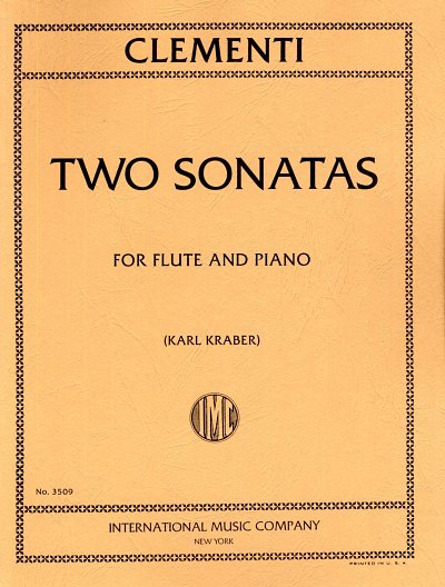 Two Sonatas, FlKlav (KlavpaSt)