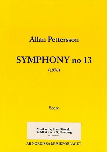 A. Pettersson: Sinfonie Nr. 13, Sinfo (Stp)