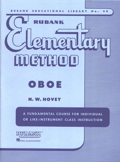N.W. Hovey: Rubank Elementary Method - Oboe, Ob