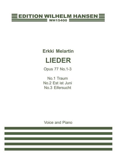 Lieder, Opus 77, No. 1-3, GesKlav