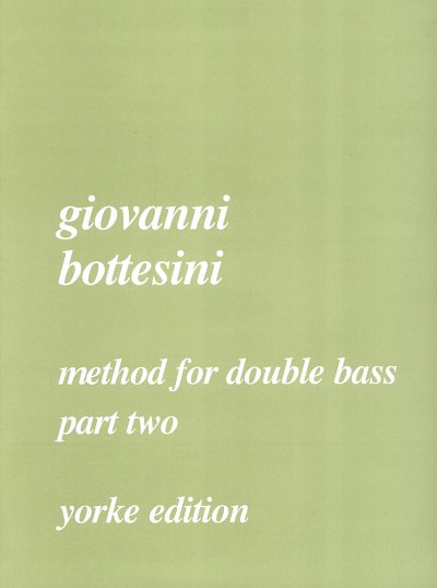 G. Bottesini: Method For Double Bass 2